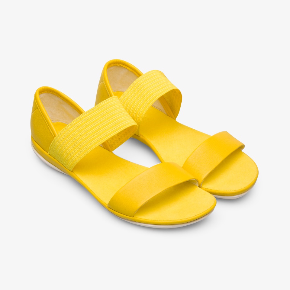 Camper Right Yellow - Camper Women's Sandals ||5439-ERTQU||